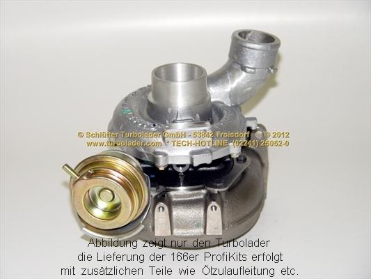 Schlütter Turbolader 166-02040EOL - Turbocompressore, Sovralimentazione autozon.pro