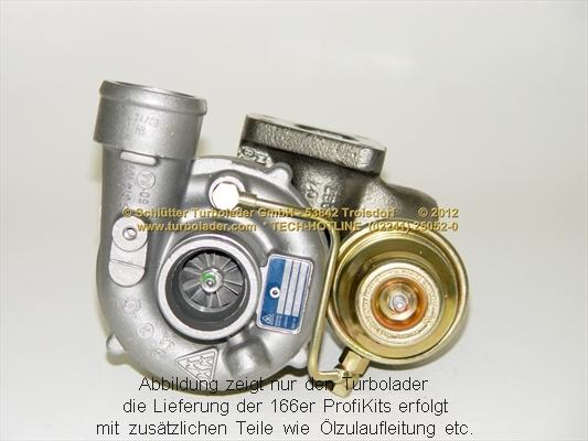 Schlütter Turbolader 166-02170 - Turbocompressore, Sovralimentazione autozon.pro