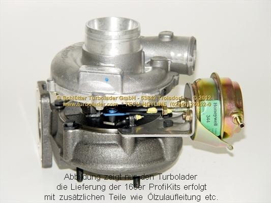 Schlütter Turbolader 166-02340 - Turbocompressore, Sovralimentazione autozon.pro