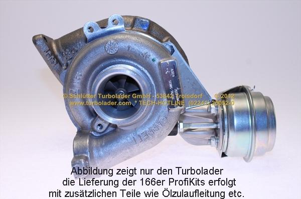 Schlütter Turbolader 166-02310 - Turbocompressore, Sovralimentazione autozon.pro