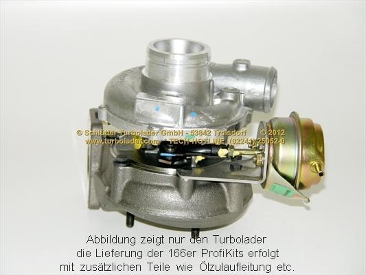 Schlütter Turbolader 166-02320 - Turbocompressore, Sovralimentazione autozon.pro