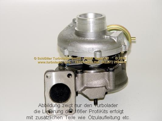 Schlütter Turbolader 166-02330 - Turbocompressore, Sovralimentazione autozon.pro