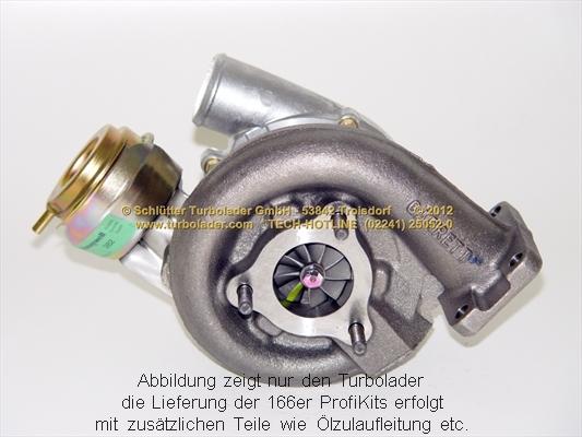 Schlütter Turbolader 166-02330 - Turbocompressore, Sovralimentazione autozon.pro