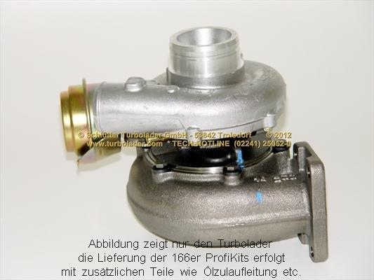 Schlütter Turbolader 166-02330 - Turbocompressore, Sovralimentazione autozon.pro