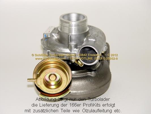 Schlütter Turbolader 166-02330 - Turbocompressore, Sovralimentazione autozon.pro