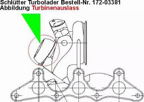 Schlütter Turbolader 172-03381 - Turbocompressore, Sovralimentazione autozon.pro