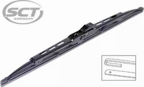 SCT-MANNOL 9482 REAR WIPER - Spazzola tergi autozon.pro