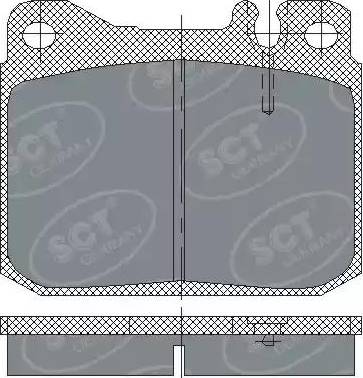 SCT-MANNOL SP 103 PR - Kit pastiglie freno, Freno a disco autozon.pro