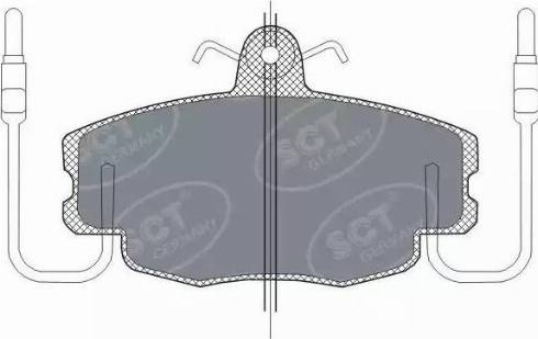 SCT-MANNOL SP 189 PR - Kit pastiglie freno, Freno a disco autozon.pro