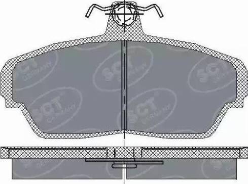 SCT-MANNOL SP 187 PR - Kit pastiglie freno, Freno a disco autozon.pro