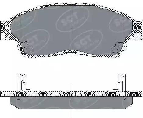 SCT-MANNOL SP 134 PR - Kit pastiglie freno, Freno a disco autozon.pro