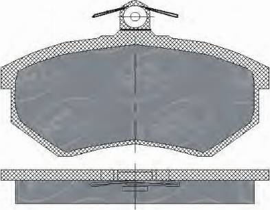 SCT-MANNOL SP 176 - Kit pastiglie freno, Freno a disco autozon.pro