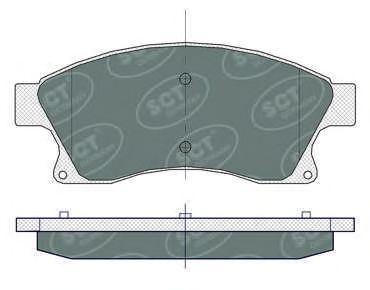 SCT-MANNOL SP359 - Kit pastiglie freno, Freno a disco autozon.pro