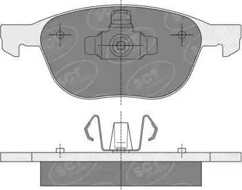 SCT-MANNOL SP 358 PR - Kit pastiglie freno, Freno a disco autozon.pro