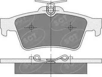 SCT-MANNOL SP 357 PR - Kit pastiglie freno, Freno a disco autozon.pro