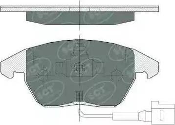 SCT-MANNOL SP 367 PR - Kit pastiglie freno, Freno a disco autozon.pro