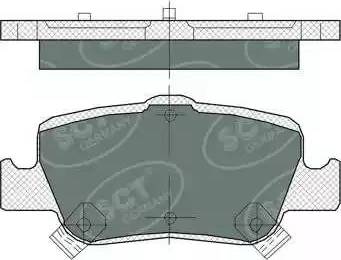 SCT-MANNOL SP 382 PR - Kit pastiglie freno, Freno a disco autozon.pro