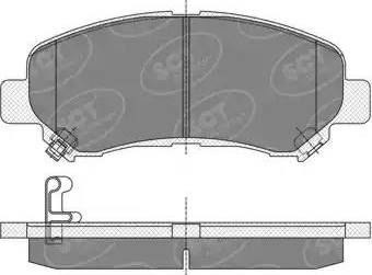 SCT-MANNOL SP 337 PR - Kit pastiglie freno, Freno a disco autozon.pro