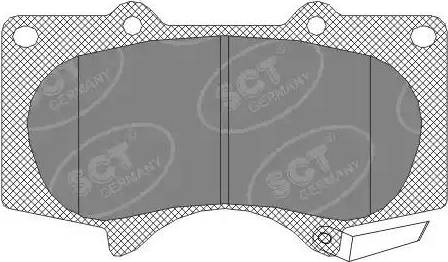 SCT-MANNOL SP 328 PR - Kit pastiglie freno, Freno a disco autozon.pro