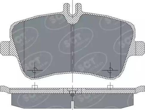 SCT-MANNOL SP 246 PR - Kit pastiglie freno, Freno a disco autozon.pro