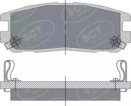 SCT-MANNOL SP 248 PR - Kit pastiglie freno, Freno a disco autozon.pro