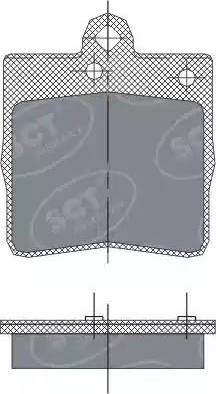 SCT-MANNOL SP 247 PR - Kit pastiglie freno, Freno a disco autozon.pro