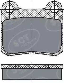 SCT-MANNOL SP 200 PR - Kit pastiglie freno, Freno a disco autozon.pro