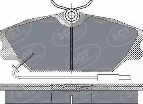 SCT-MANNOL SP 215 PR - Kit pastiglie freno, Freno a disco autozon.pro