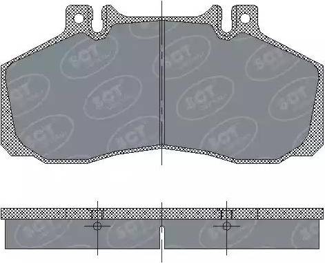 SCT-MANNOL SP 230 PR - Kit pastiglie freno, Freno a disco autozon.pro