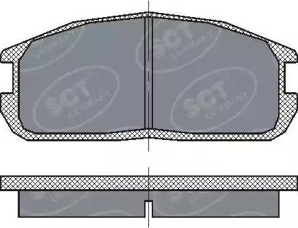 SCT-MANNOL SP 220 PR - Kit pastiglie freno, Freno a disco autozon.pro