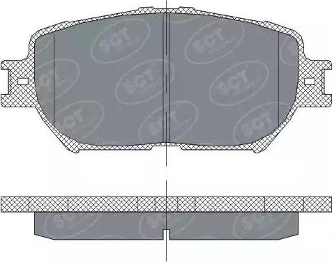 SCT-MANNOL SP 275 PR - Kit pastiglie freno, Freno a disco autozon.pro