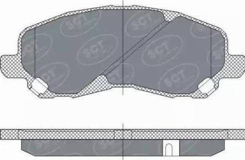 SCT-MANNOL SP 273 PR - Kit pastiglie freno, Freno a disco autozon.pro