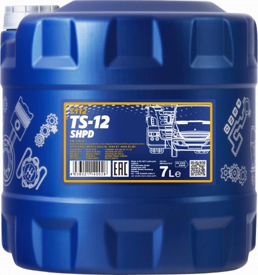 SCT-MANNOL TS-12 SHPD 10W-30 - Olio motore autozon.pro