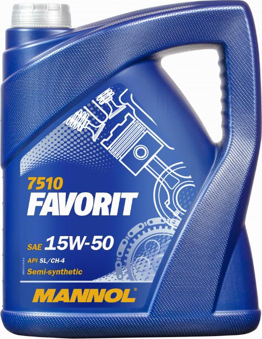 SCT-MANNOL Favorit 15W-50 - Olio motore autozon.pro