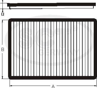 SCT-MANNOL SA 1258 - Filtro, Aria abitacolo autozon.pro