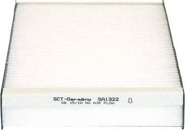 SCT-MANNOL SA 1322 - Filtro, Aria abitacolo autozon.pro