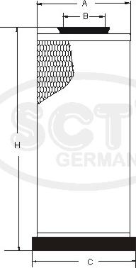 SCT-MANNOL SW 3802 - Filtro aria secondaria autozon.pro