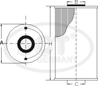 SCT-MANNOL ST 769 - Filtro carburante autozon.pro