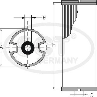 SCT-MANNOL SC 7048 P - Filtro carburante autozon.pro