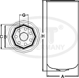 SCT-MANNOL SY 8011 - Filtro idraulico, Regolazione livello autozon.pro