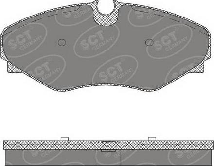 SCT-MANNOL SP 495 PR - Kit pastiglie freno, Freno a disco autozon.pro