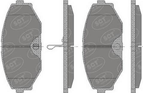 SCT-MANNOL SP 440 PR - Kit pastiglie freno, Freno a disco autozon.pro