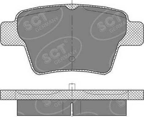 SCT-MANNOL SP 456 PR - Kit pastiglie freno, Freno a disco autozon.pro