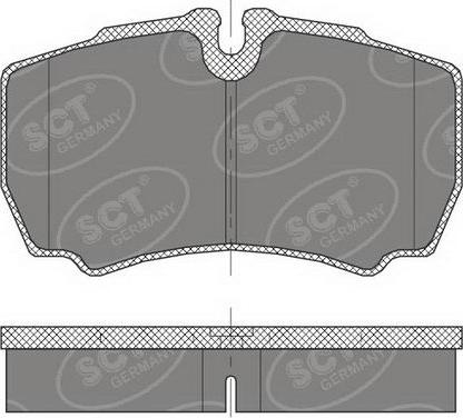 SCT-MANNOL SP 452 PR - Kit pastiglie freno, Freno a disco autozon.pro