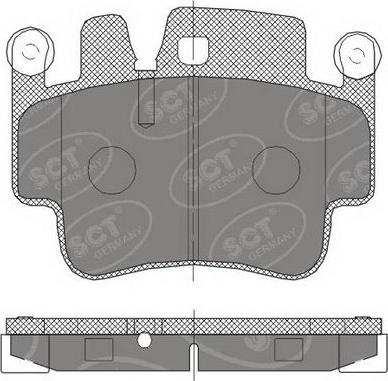 SCT-MANNOL SP 461 PR - Kit pastiglie freno, Freno a disco autozon.pro