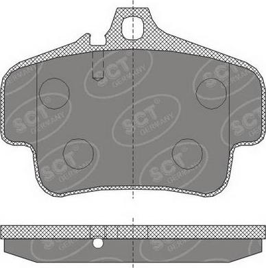 SCT-MANNOL SP 462 PR - Kit pastiglie freno, Freno a disco autozon.pro