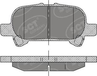 SCT-MANNOL SP 401 PR - Kit pastiglie freno, Freno a disco autozon.pro