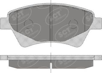 SCT-MANNOL SP 408 PR - Kit pastiglie freno, Freno a disco autozon.pro