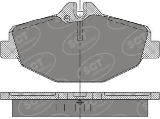 SCT-MANNOL SP 403 PR - Kit pastiglie freno, Freno a disco autozon.pro