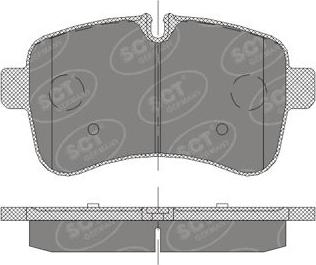 SCT-MANNOL SP 415 PR - Kit pastiglie freno, Freno a disco autozon.pro